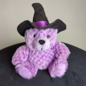 Halloween‎ Galerie Plush Purple Witch Bear